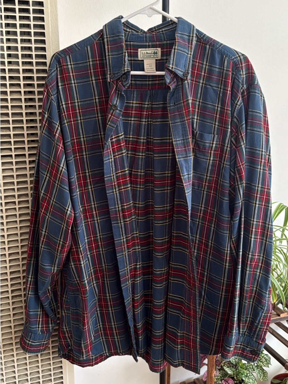 L.L.Bean Plaid Flannel Shirt